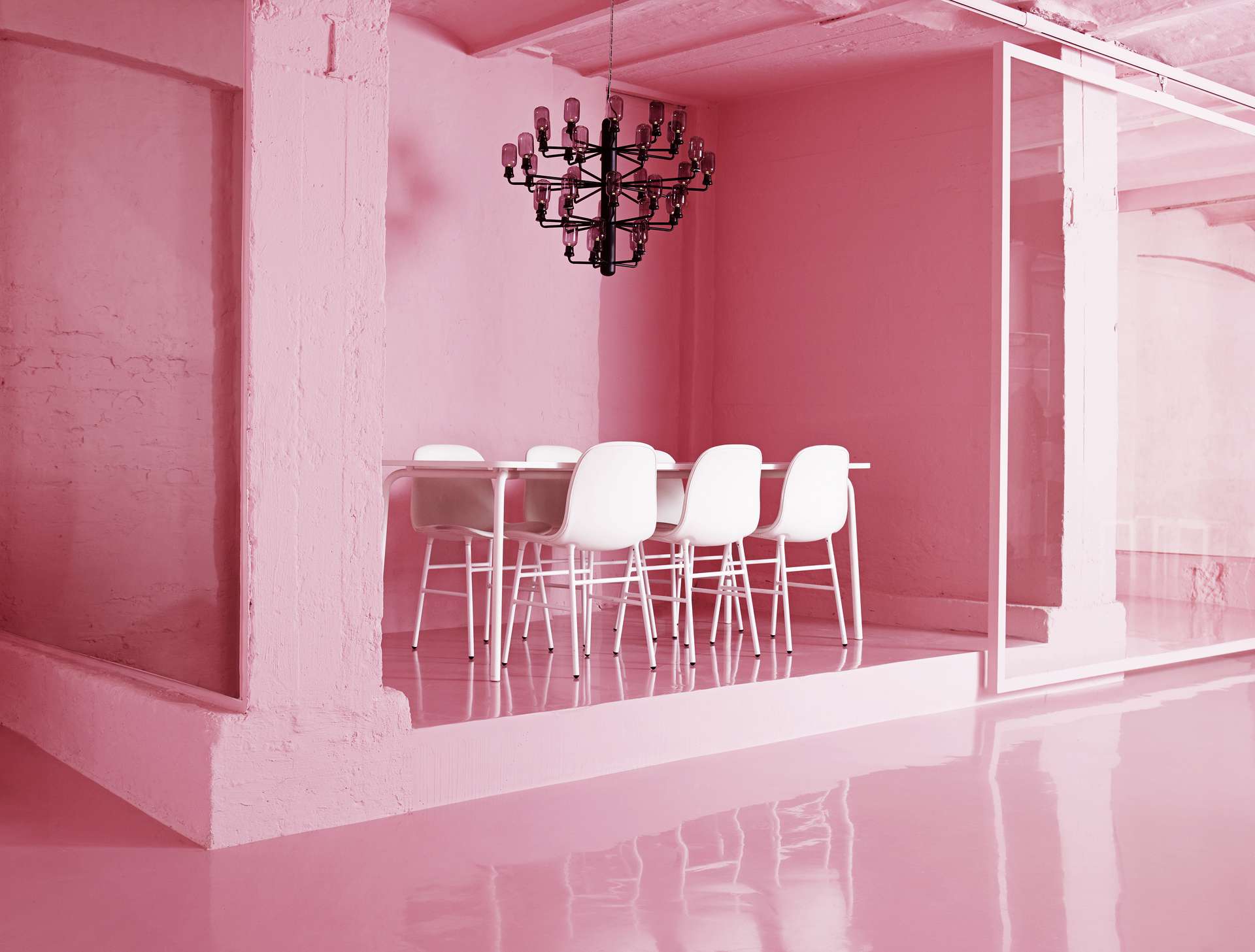 form chair steel white oink room