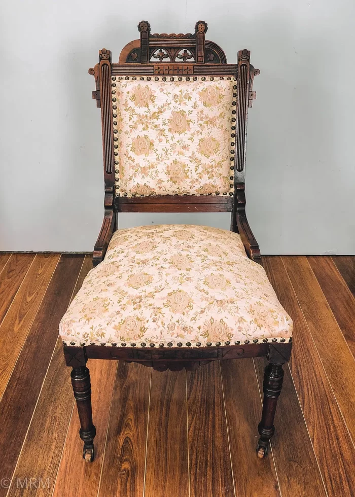 Victorian Eastlake Walnut Child's Chair