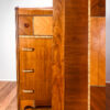 Webb Furniture Co Waterfall Art Deco Dresser & Headboard @ Maison Robert