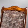 Antique Lincoln Rocker c.1900 in Heart Maple and Walnut@Maison Robert Minneapolis