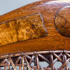 Antique Lincoln Rocker c.1900 in Heart Maple and Walnut@Maison Robert Minneapolis