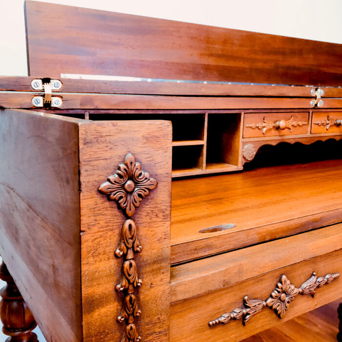 Antique H.E.ShawSpinet Writing Desk c.1900 @ Maison Robert Minneapolis