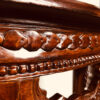 Artisan Carved - Demi Lune Console Table (Solid Mahogany) - Maison Robert Minneapolis