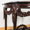 Artisan Carved - Demi Lune Console Table (Solid Mahogany) - Maison Robert Minneapolis