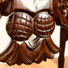 Artisan Carved - Demi Lune Console Table (Solid Mahogany) - Maison Robert Minneapolis